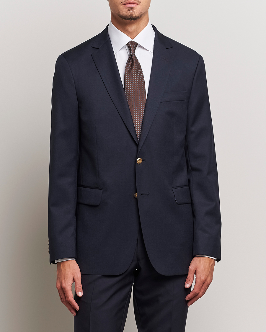 Herre | Dress | Oscar Jacobson | John Club Wool Blazer Navy