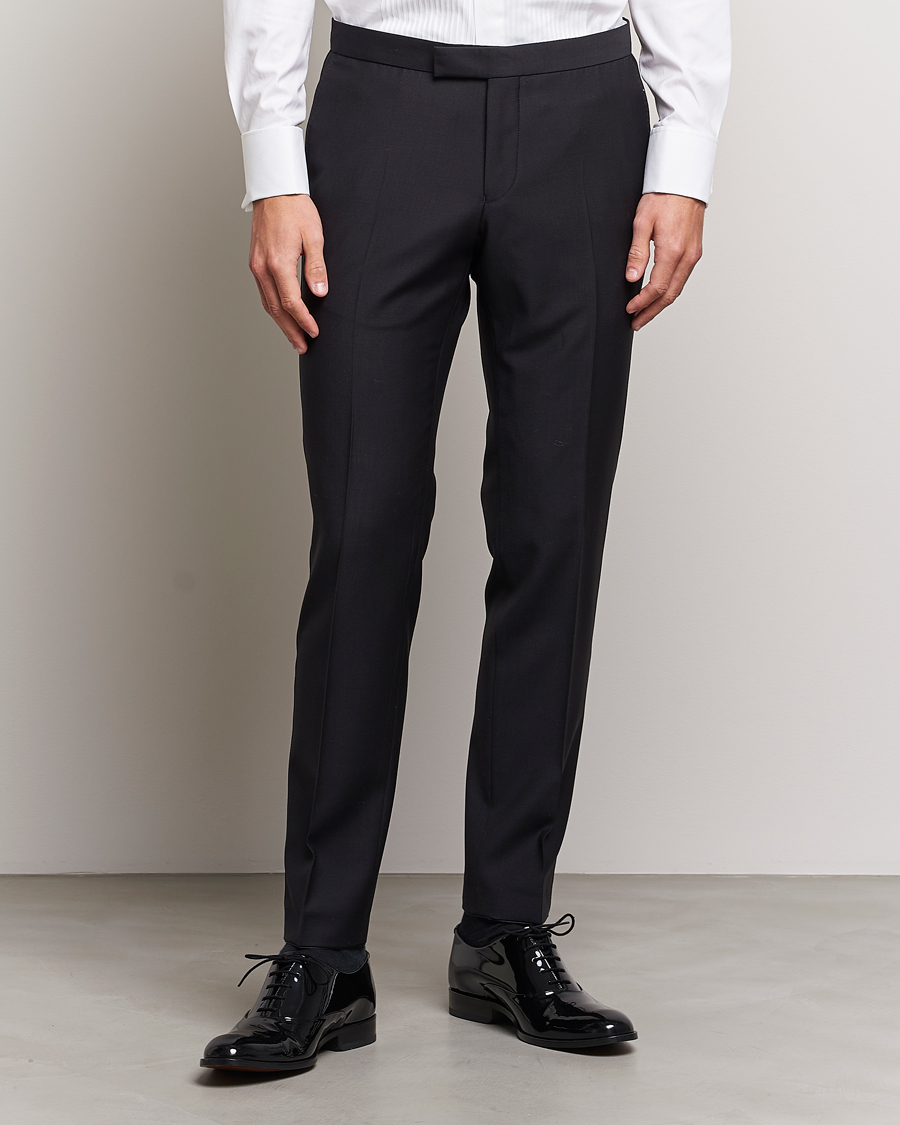 Herre | Feir nyttår med stil | Oscar Jacobson | Duke Wool Trousers Black