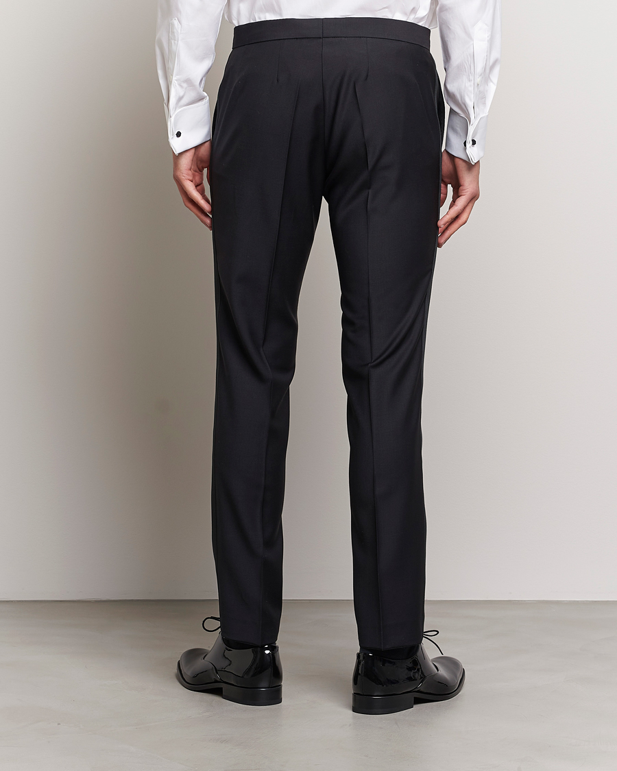 Herre | Bukser | Oscar Jacobson | Duke Wool Trousers Black