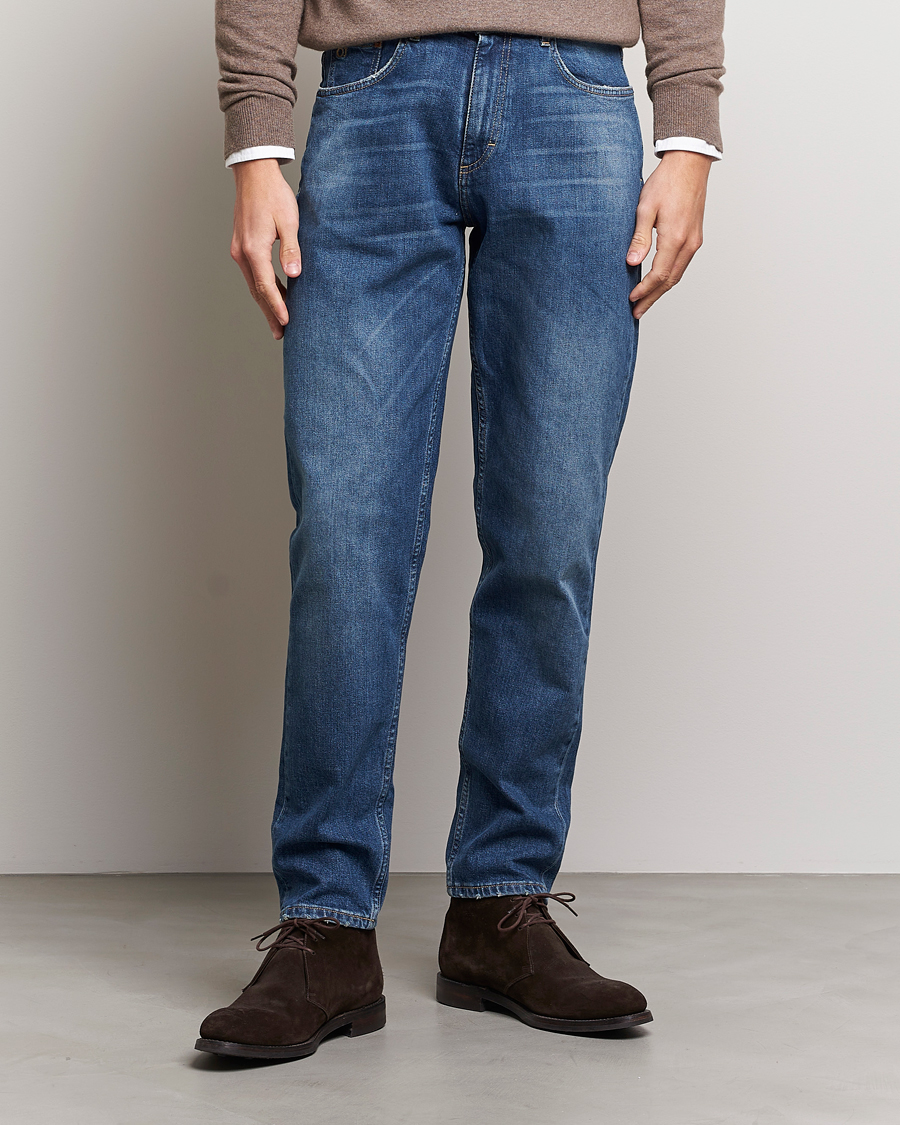 Herre | Oscar Jacobson | Oscar Jacobson | Karl Cotton Stretch Jeans Vintage Wash