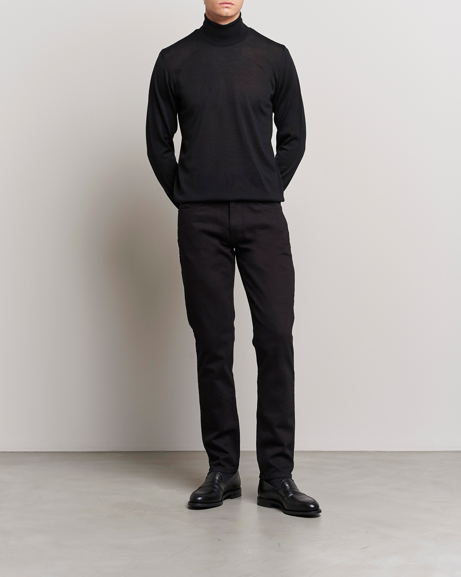 Herre | Jeans | Oscar Jacobson | Albert Cotton Stretch Jeans Black