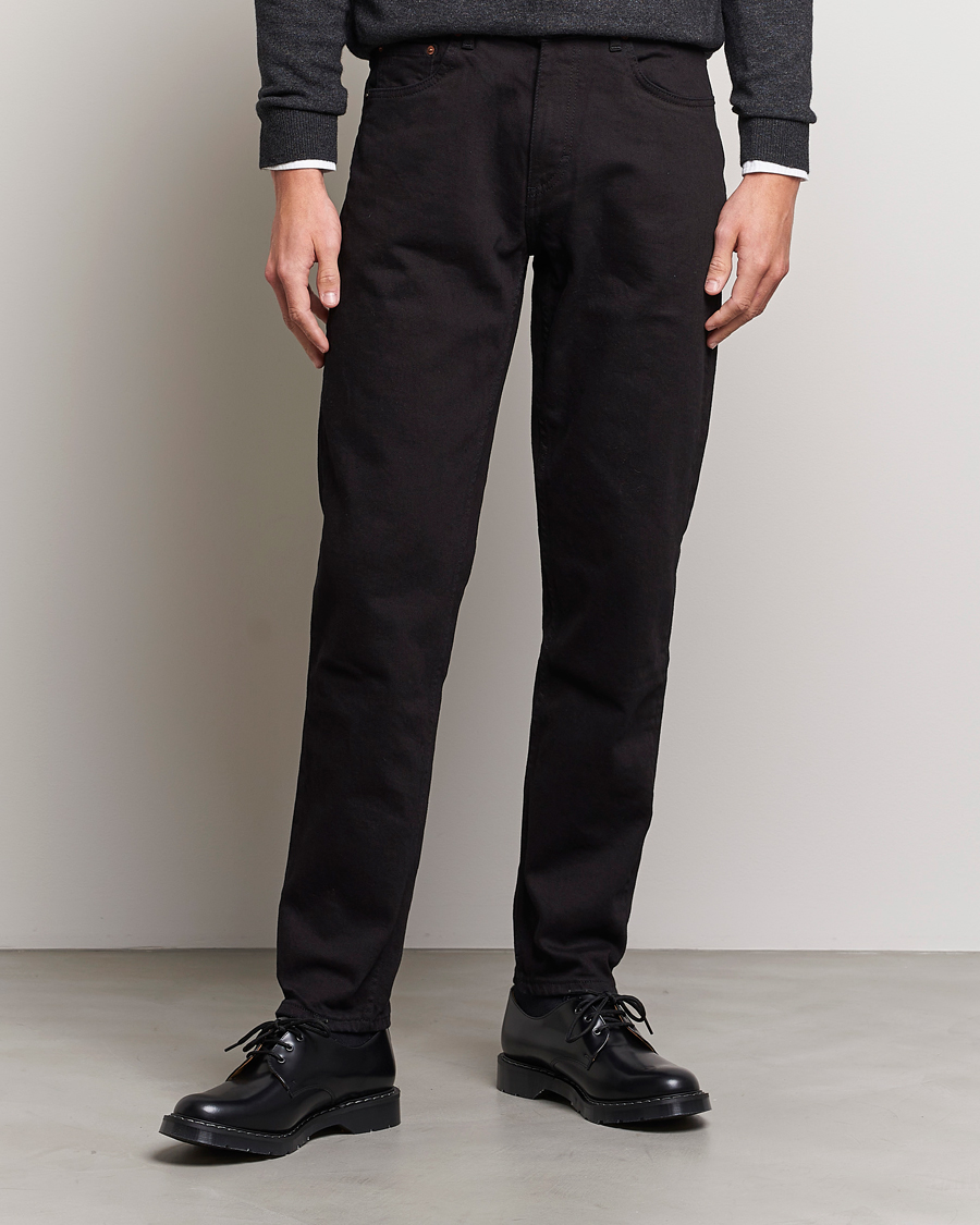 Herr | Tapered fit | Oscar Jacobson | Karl Cotton Stretch Jeans Black