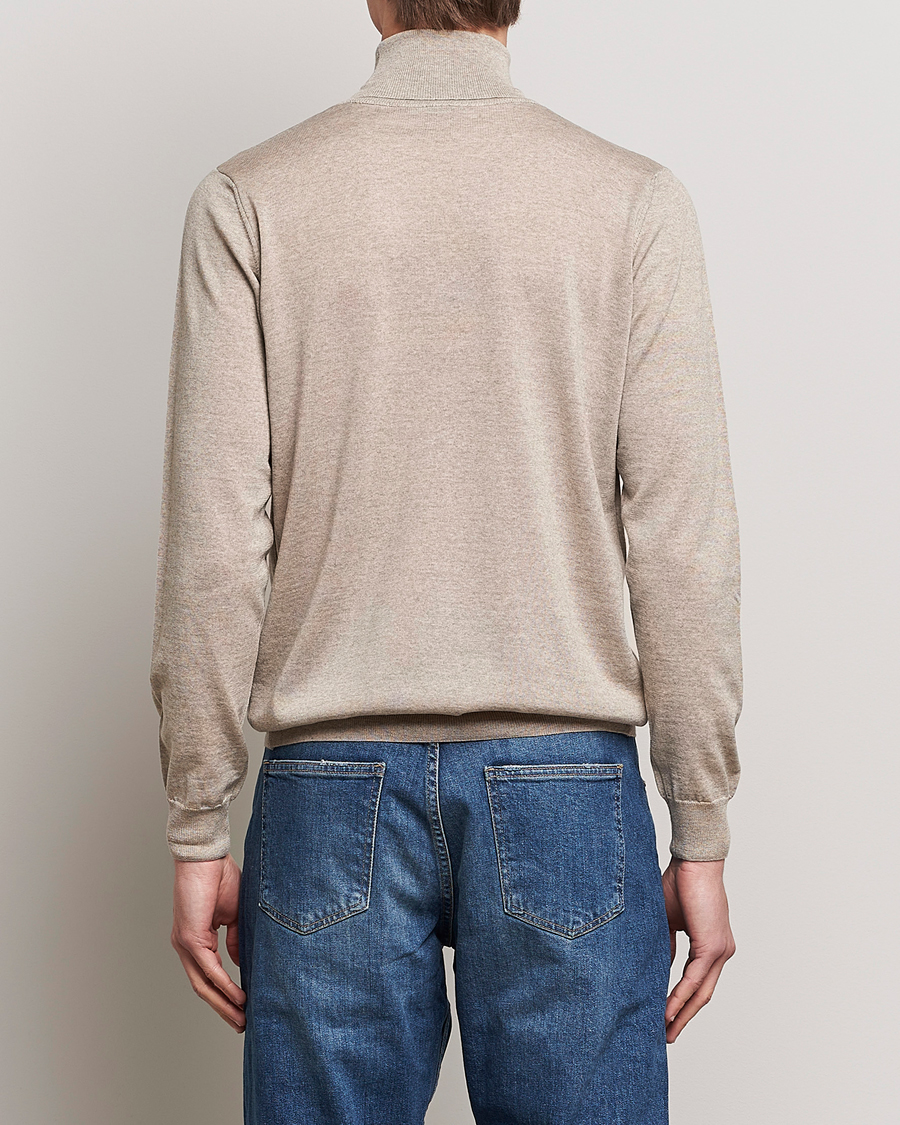 Herre | Gensere | Oscar Jacobson | Cole Merino Wool Rollneck Beige