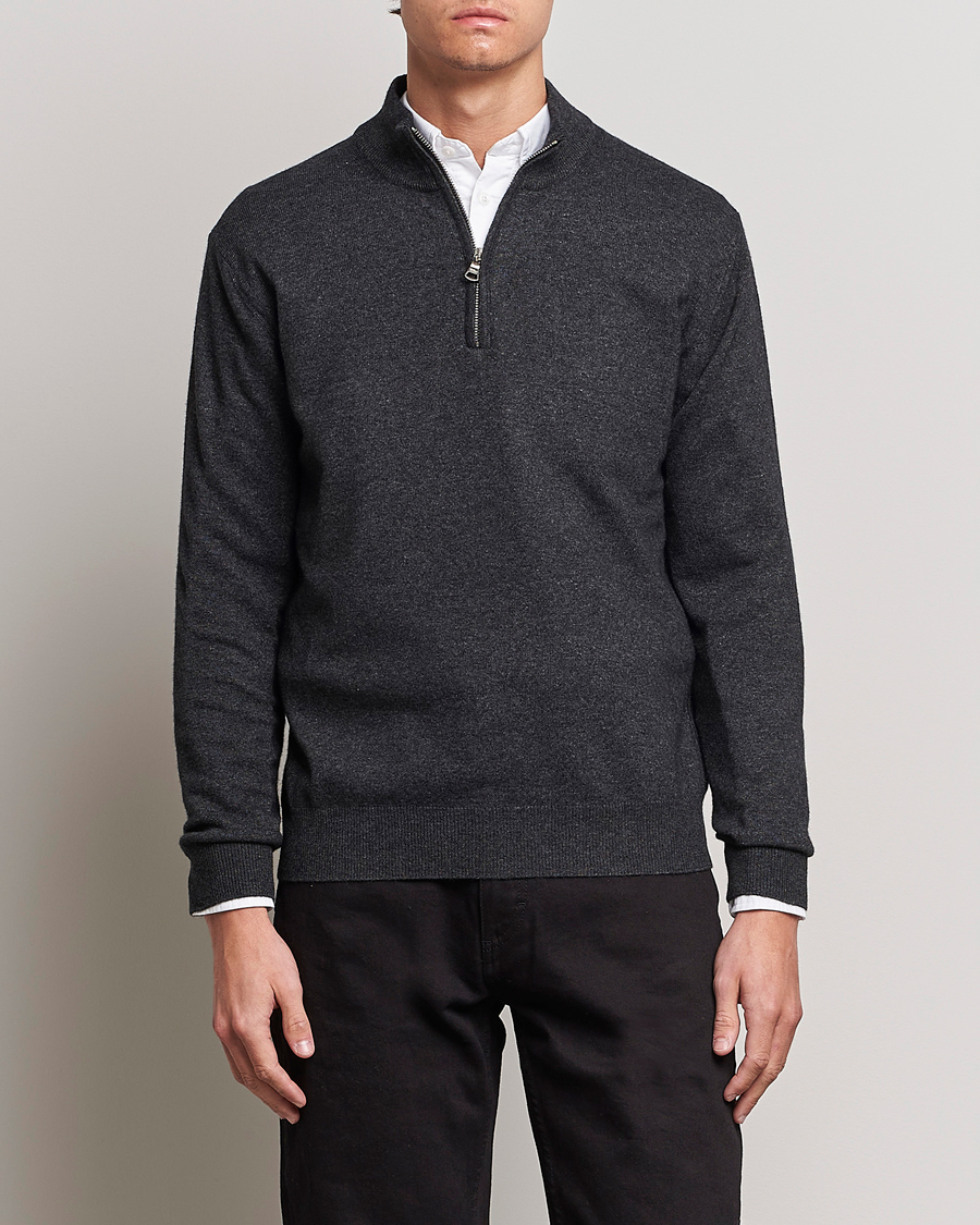 Herre |  | Oscar Jacobson | Patton Wool Half-Zip Grey