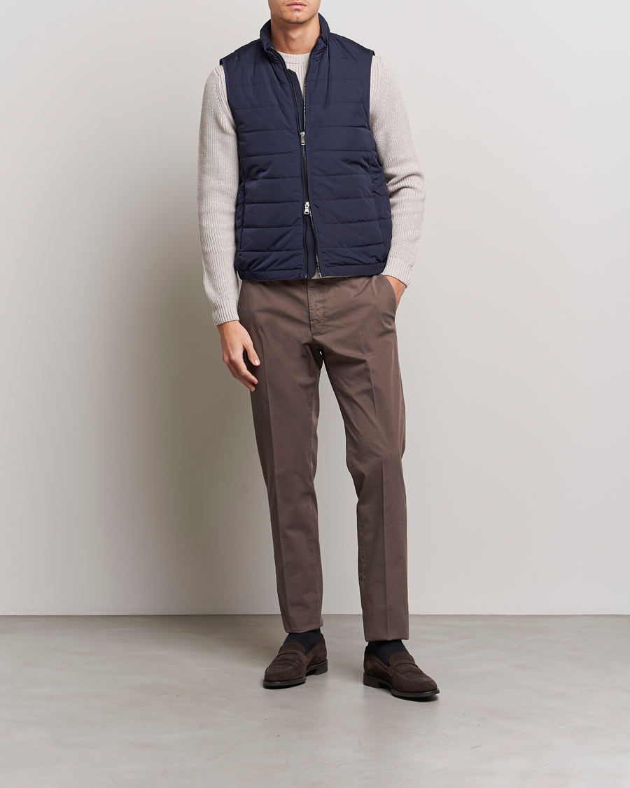 Herre | Vester | Oscar Jacobson | Liner Evo Waistcoat Blue