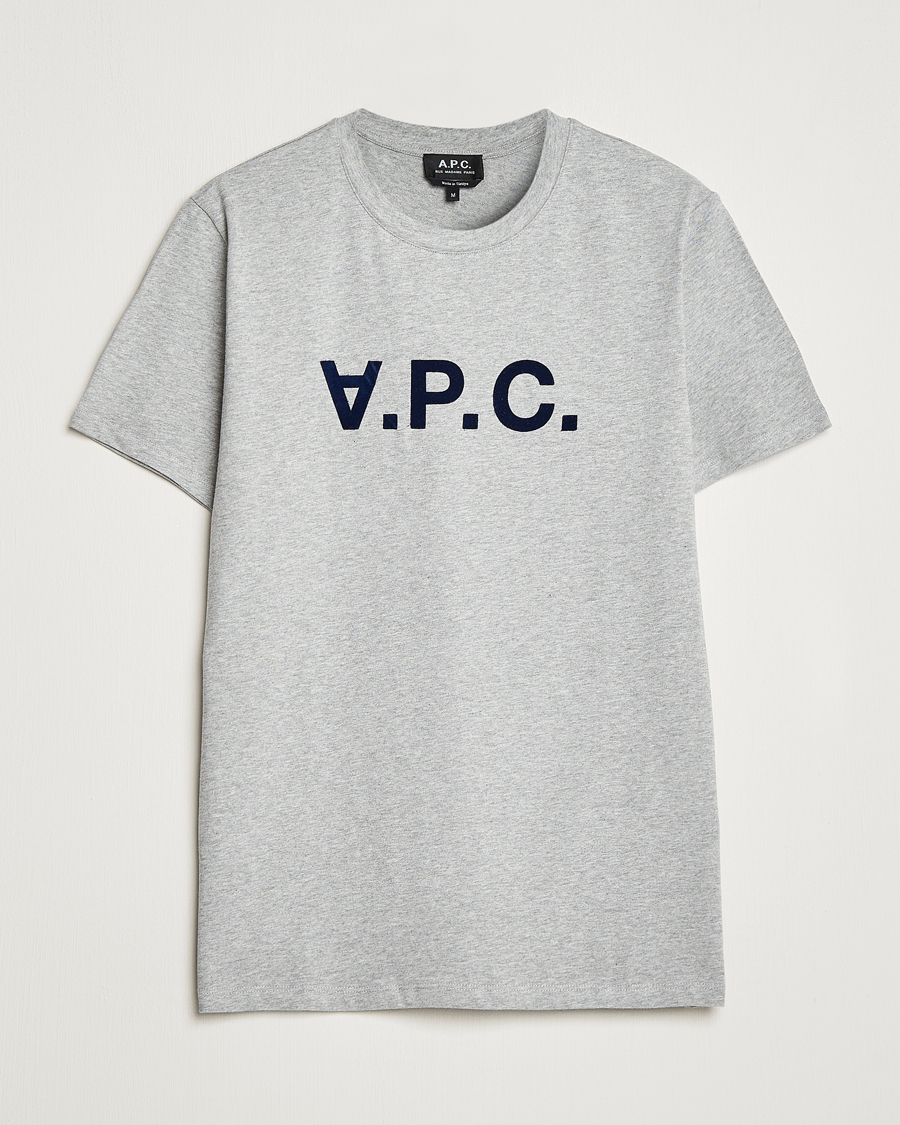 Herre | T-Shirts | A.P.C. | VPC T-Shirt Grey Heather
