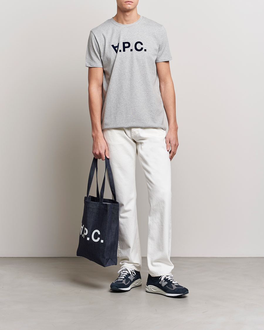 Herre | T-Shirts | A.P.C. | VPC T-Shirt Grey Heather