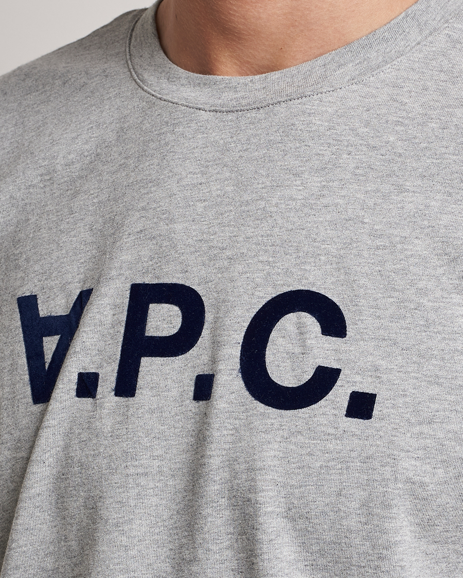 Herre | T-Shirts | A.P.C. | VPC T-Shirt Grey Heather