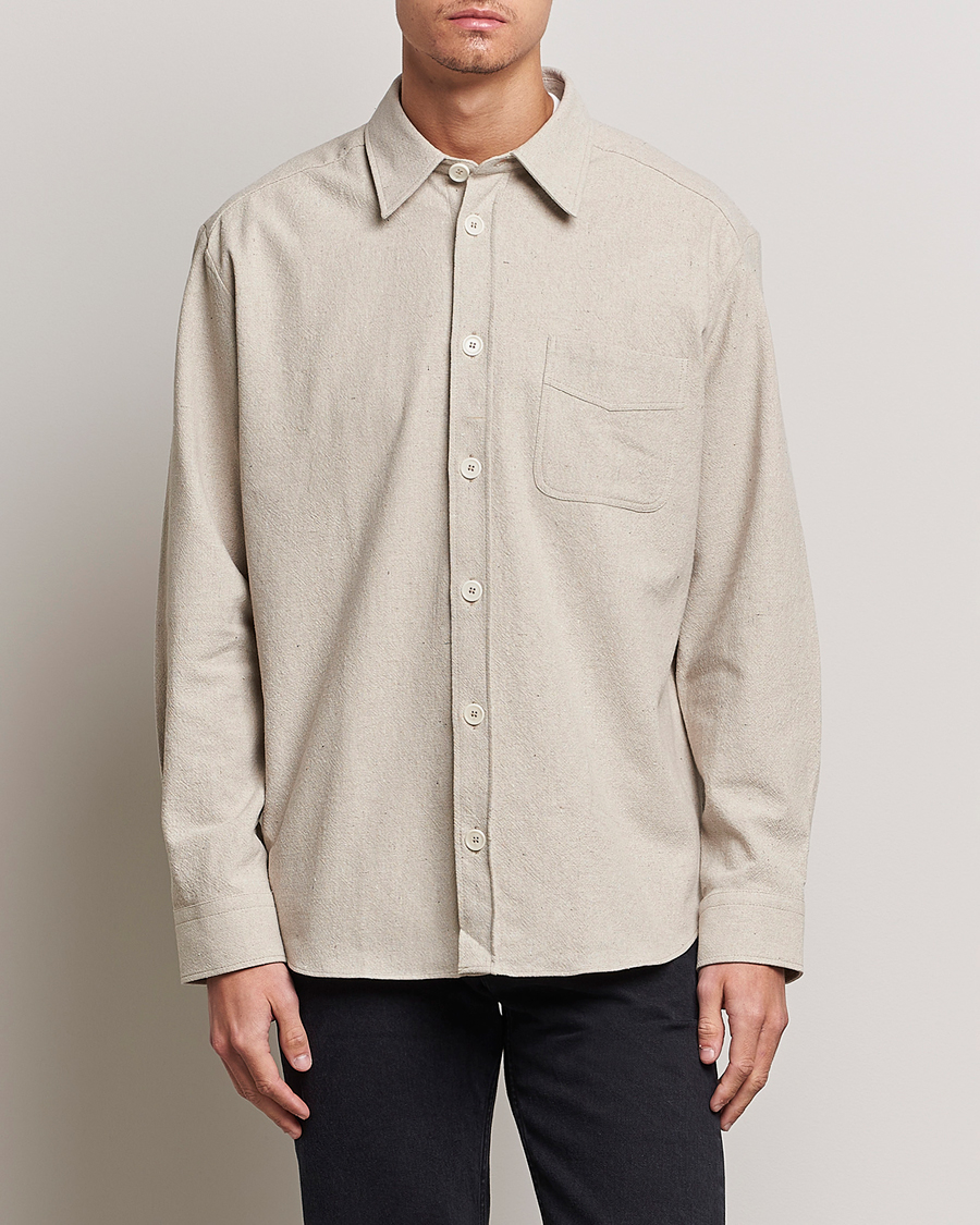 Herre | | A.P.C. | Aston Overshirt Light Beige