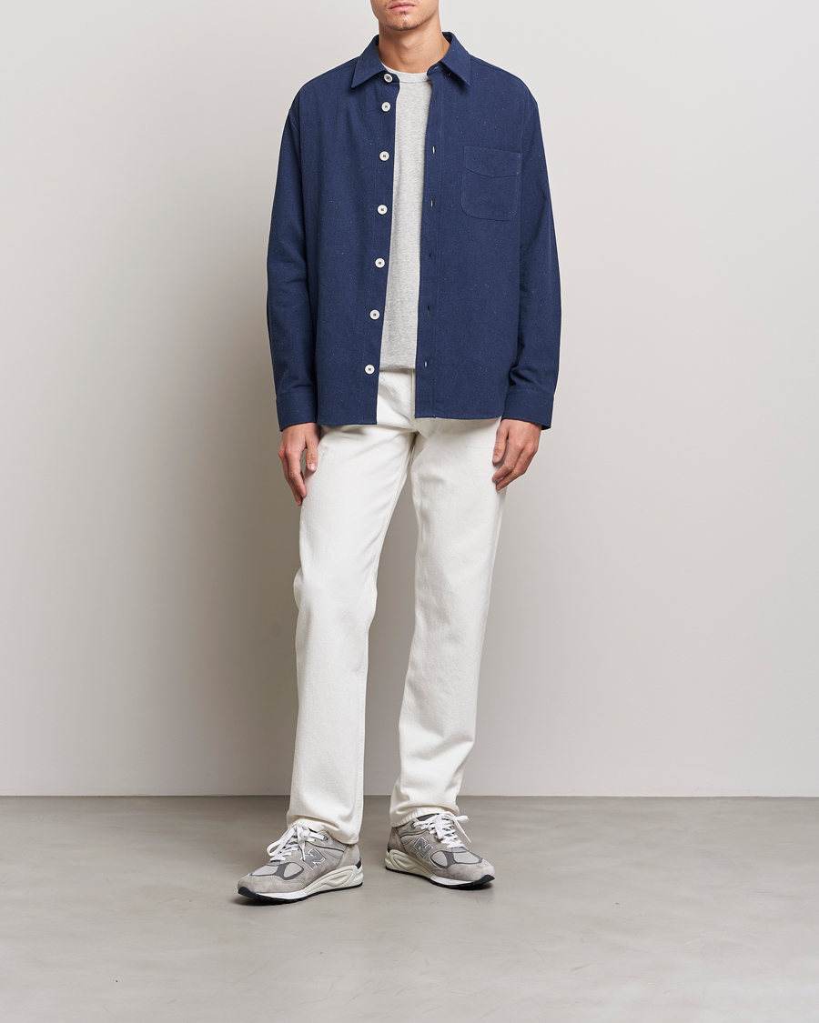 Herre | Skjorter | A.P.C. | Aston Overshirt Navy