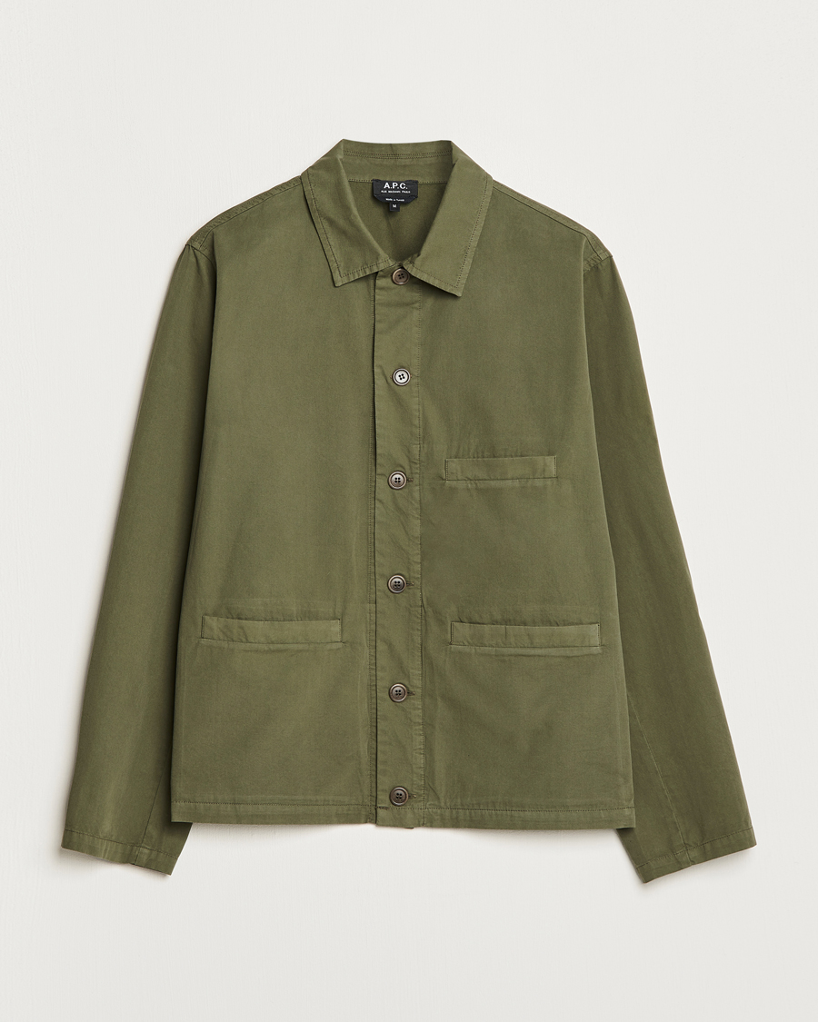 Herre | Jakker | A.P.C. | Vianney Shirt Jacket Olive