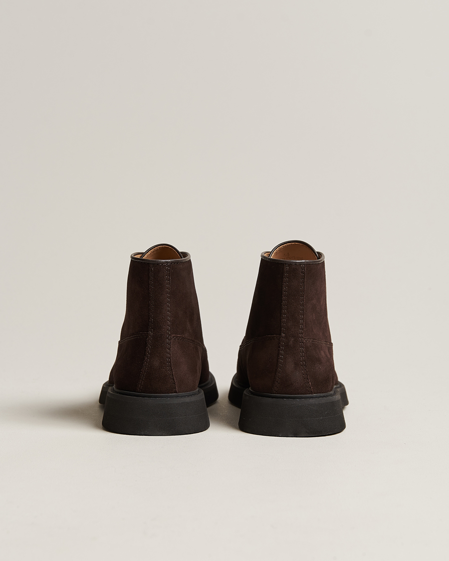 Herre | A.P.C. Suede Lace Up Boots Dark Brown | A.P.C. | Suede Lace Up Boots Dark Brown