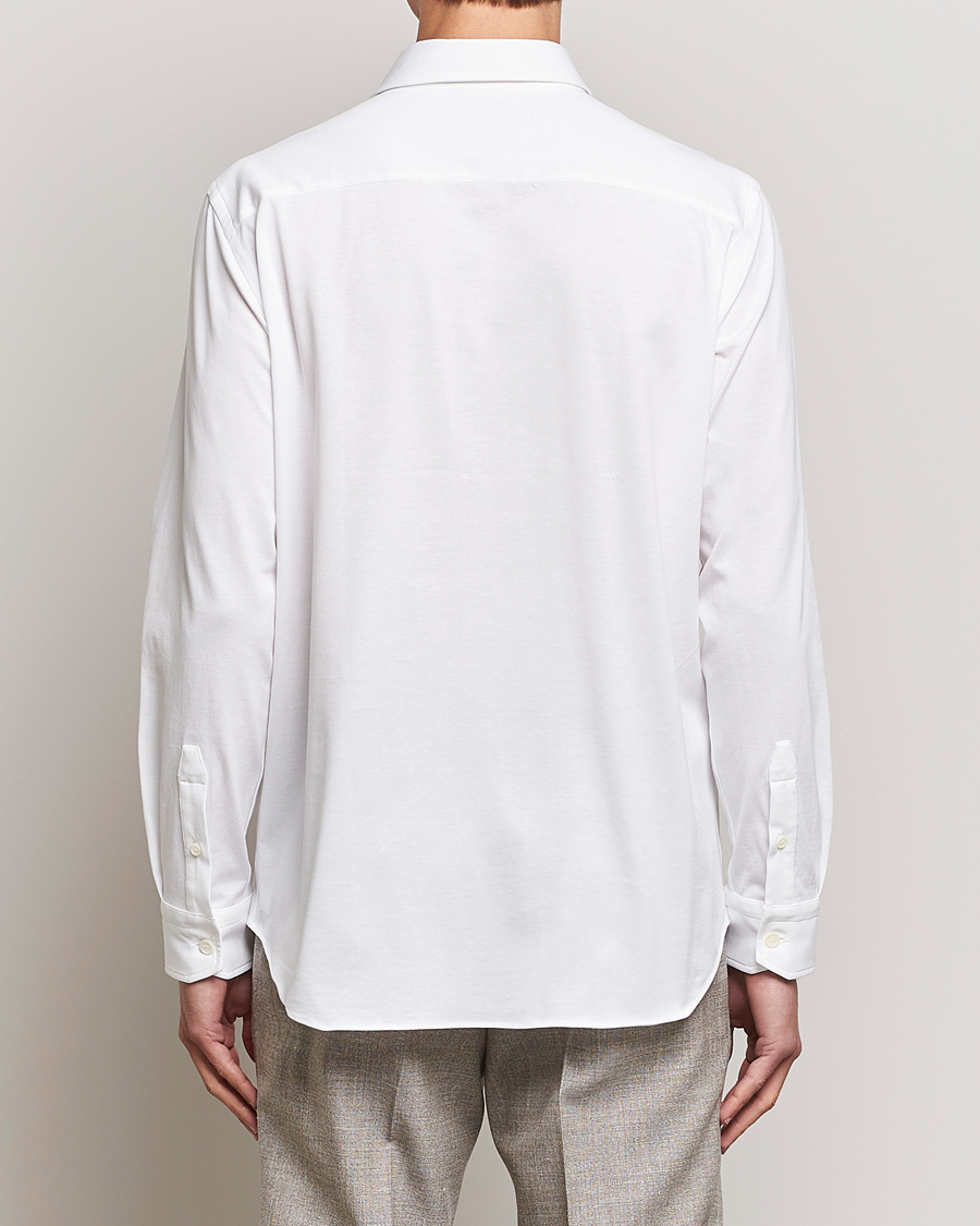 Herre | Skjorter | Brioni | Soft Cotton Jersey Shirt White