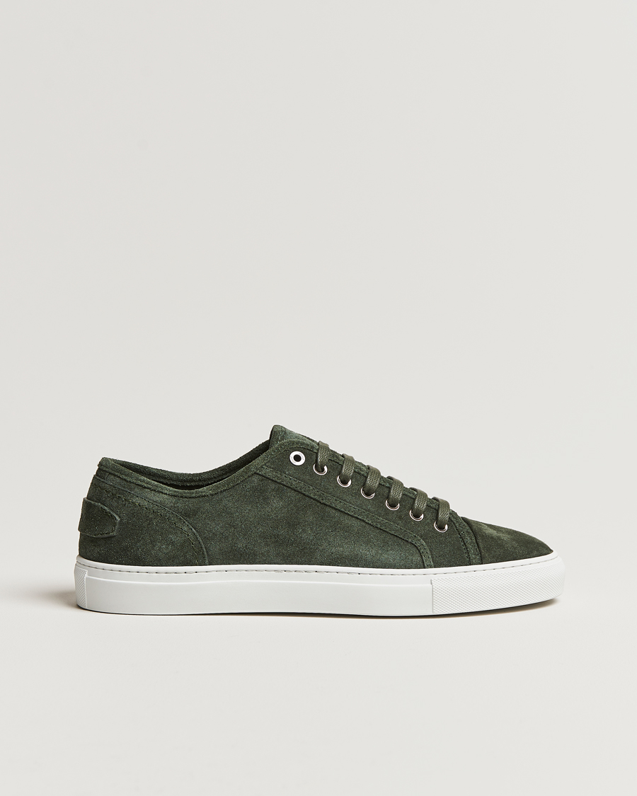 Herre | Sneakers | Brioni | Casetta Suede Sneakers Green
