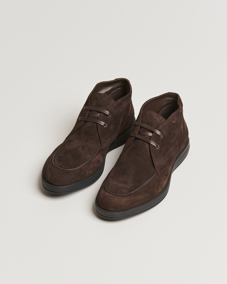 Herre | | Brioni | Suede Chukka Boots Dark Brown