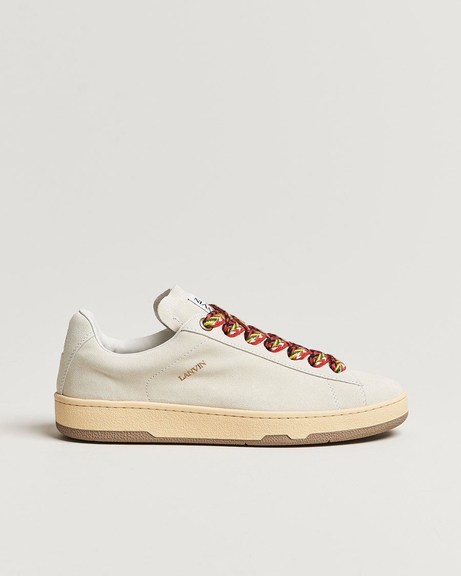 Herre | Lanvin Lite Curb Sneakers White | Lanvin | Lite Curb Sneakers White