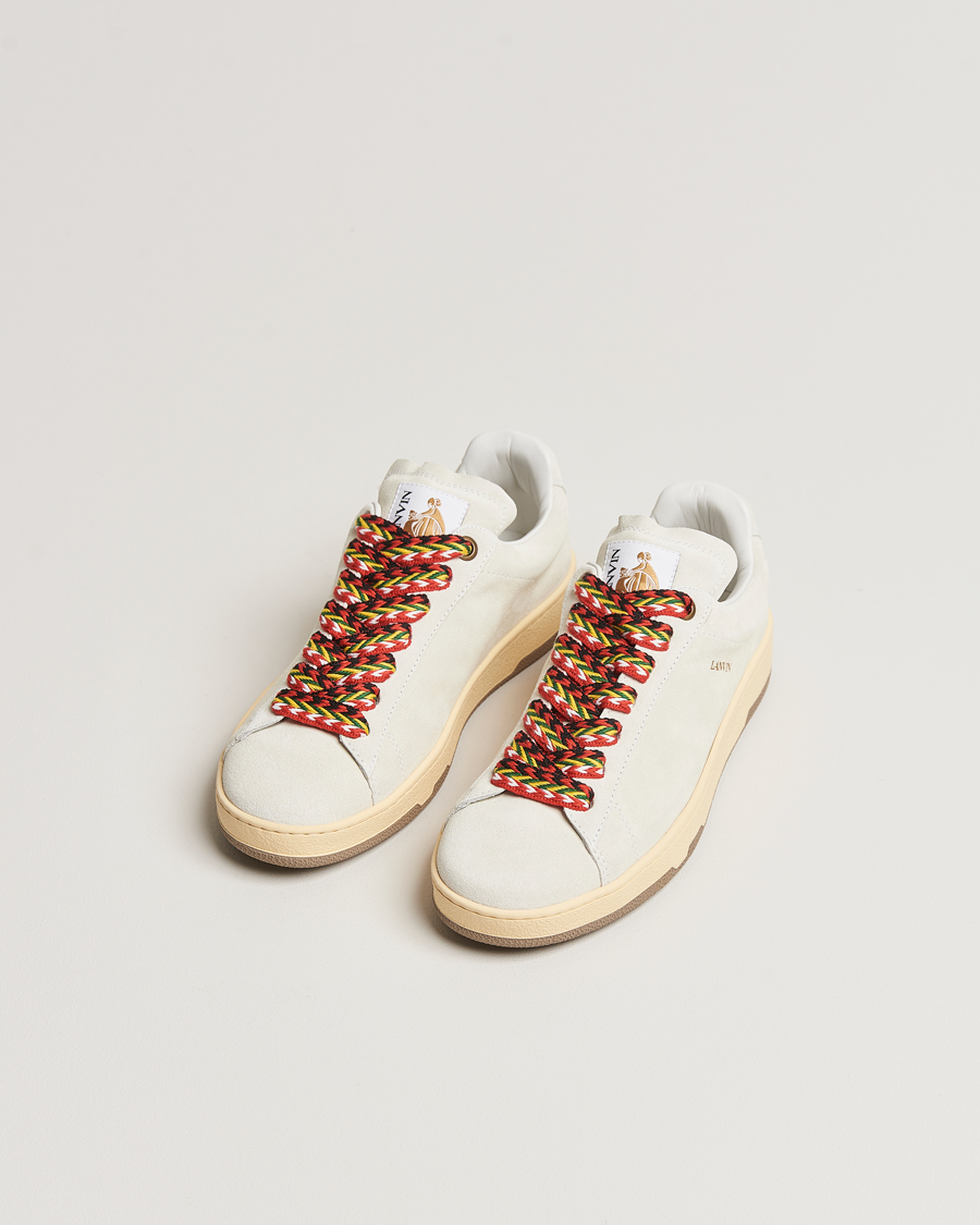 Herre | Lanvin Lite Curb Sneakers White | Lanvin | Lite Curb Sneakers White