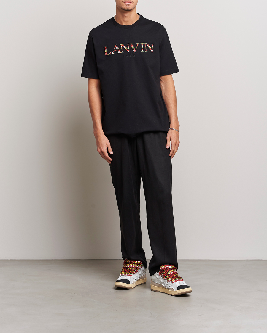 Herre | T-Shirts | Lanvin | Curb Logo T-Shirt Black