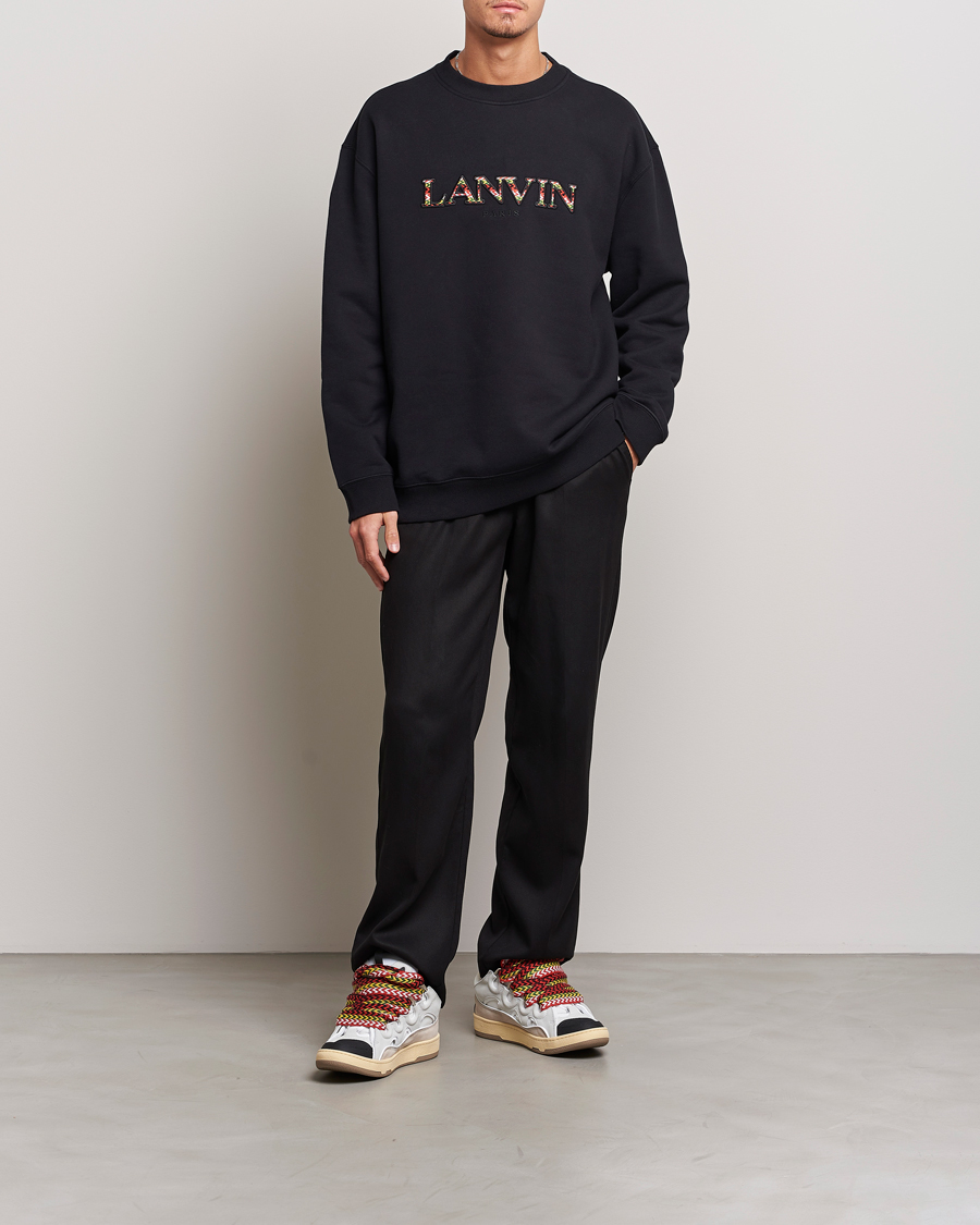 Herre | Gensere | Lanvin | Curb Logo Sweatshirt Black