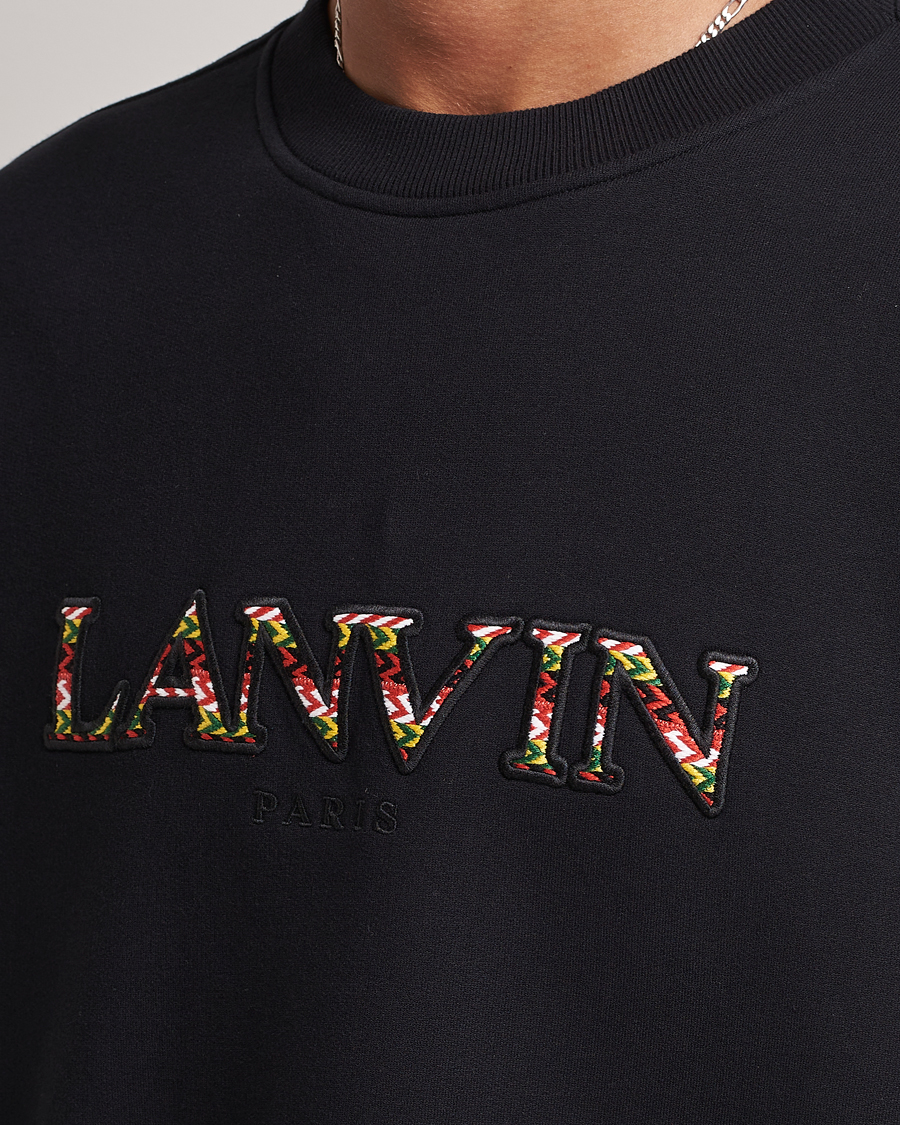 Herre | Gensere | Lanvin | Curb Logo Sweatshirt Black