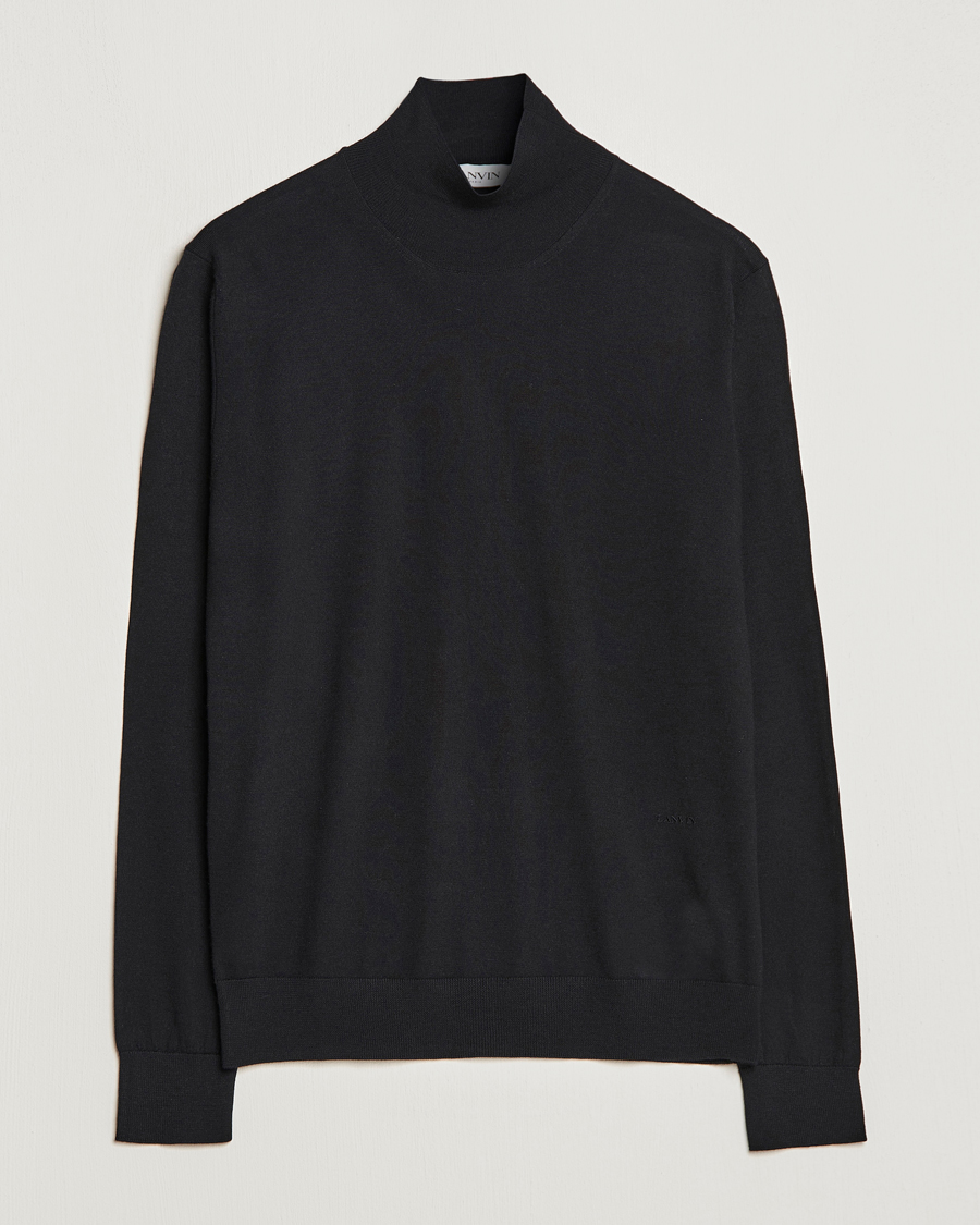 Herre | Gensere | Lanvin | Wool/Silk Rollneck Black