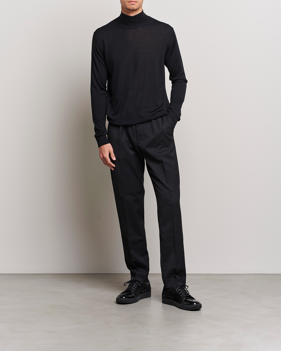 Herre | Gensere | Lanvin | Wool/Silk Rollneck Black