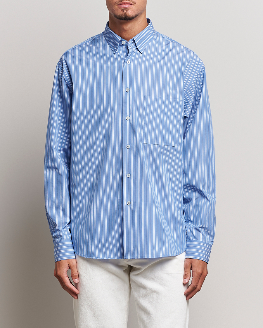 Herre |  | Lanvin | Oversize Casual Shirt Blue/White
