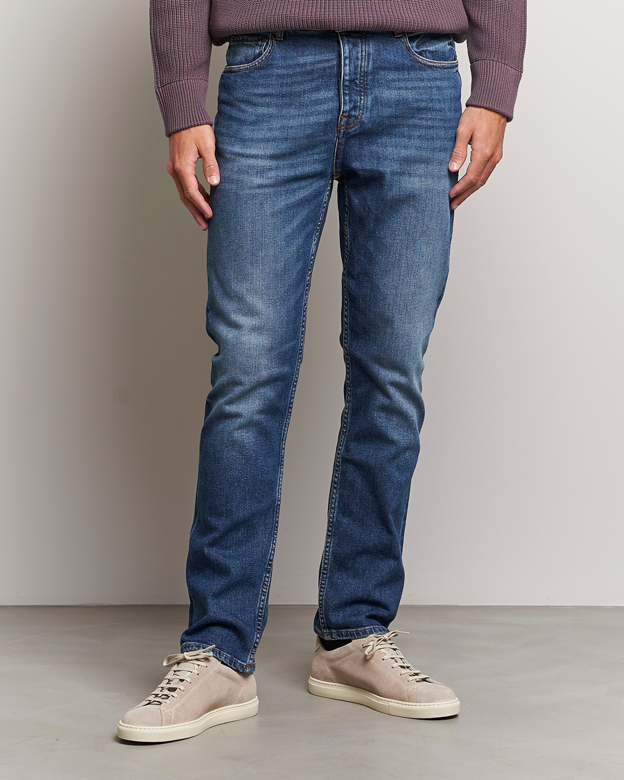 Herre | Avdelinger | NN07 | Johnny Stretch Jeans Mid Wash