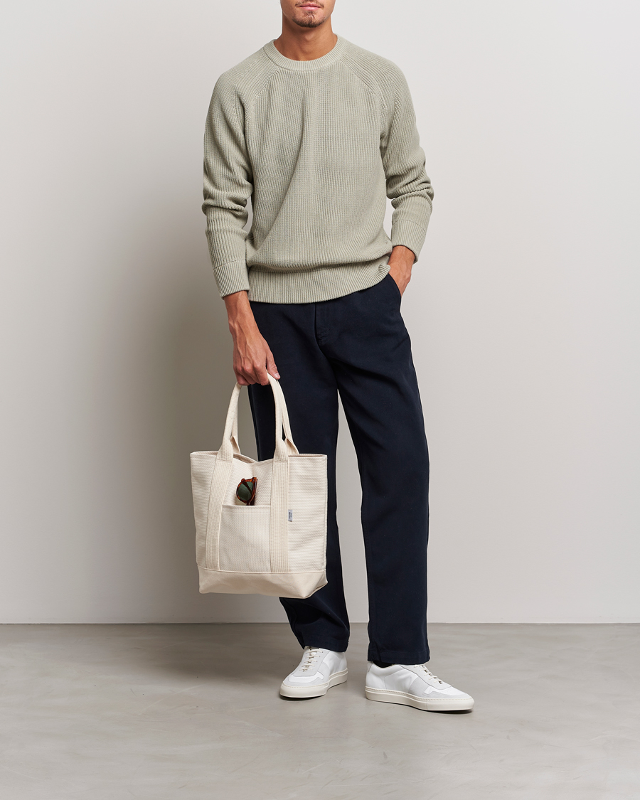 Herre | Gensere | NN07 | Jacobo Organic Cotton Knitted Sweater London Fog
