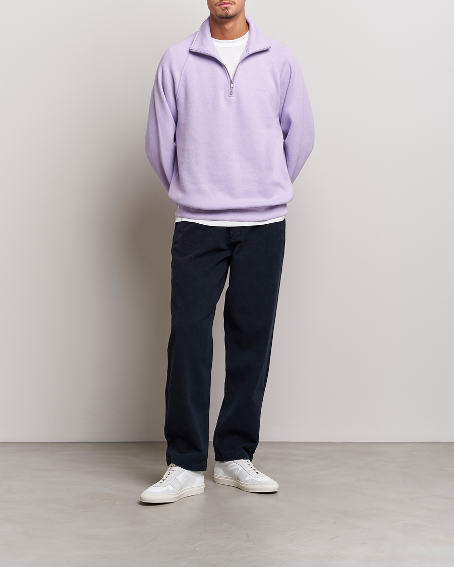 Herre | Gensere | NN07 | Carlo Half Zip Purple Rose