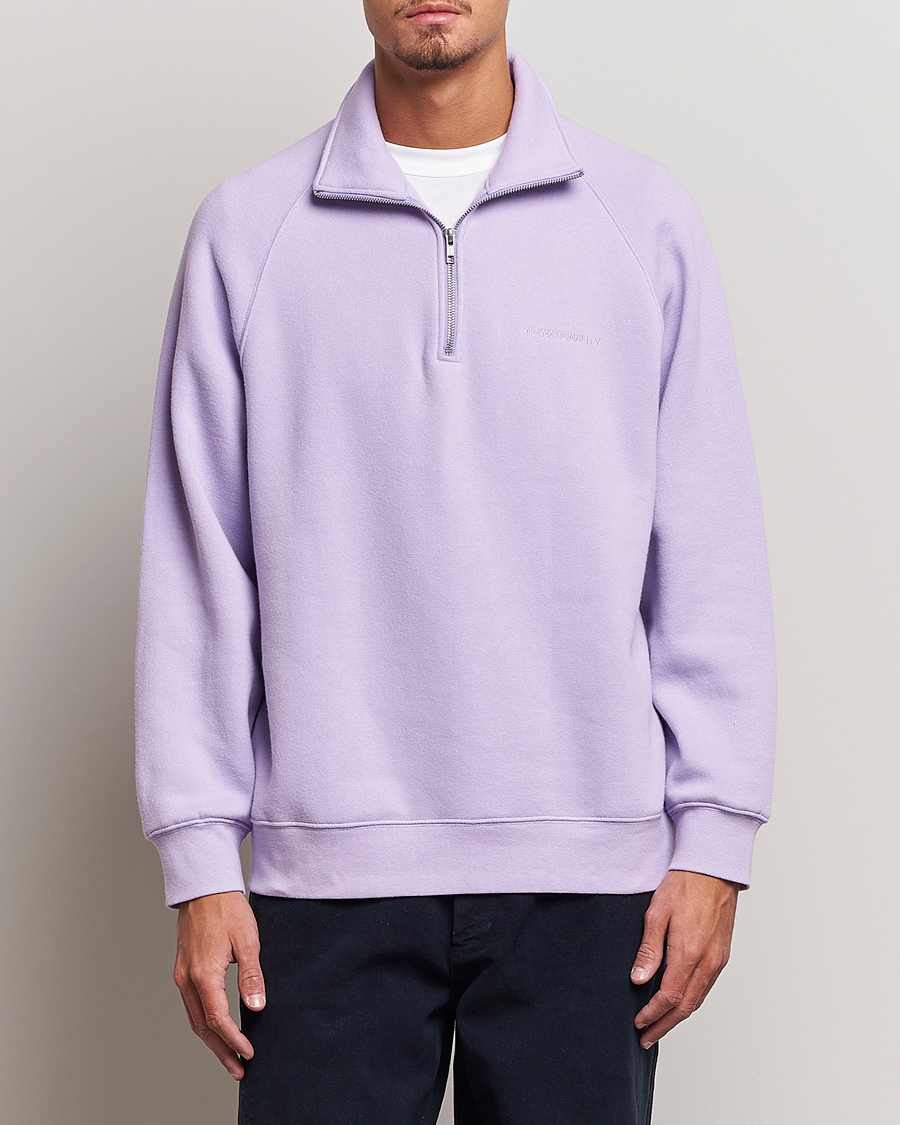 Herre | Gensere | NN07 | Carlo Half Zip Purple Rose