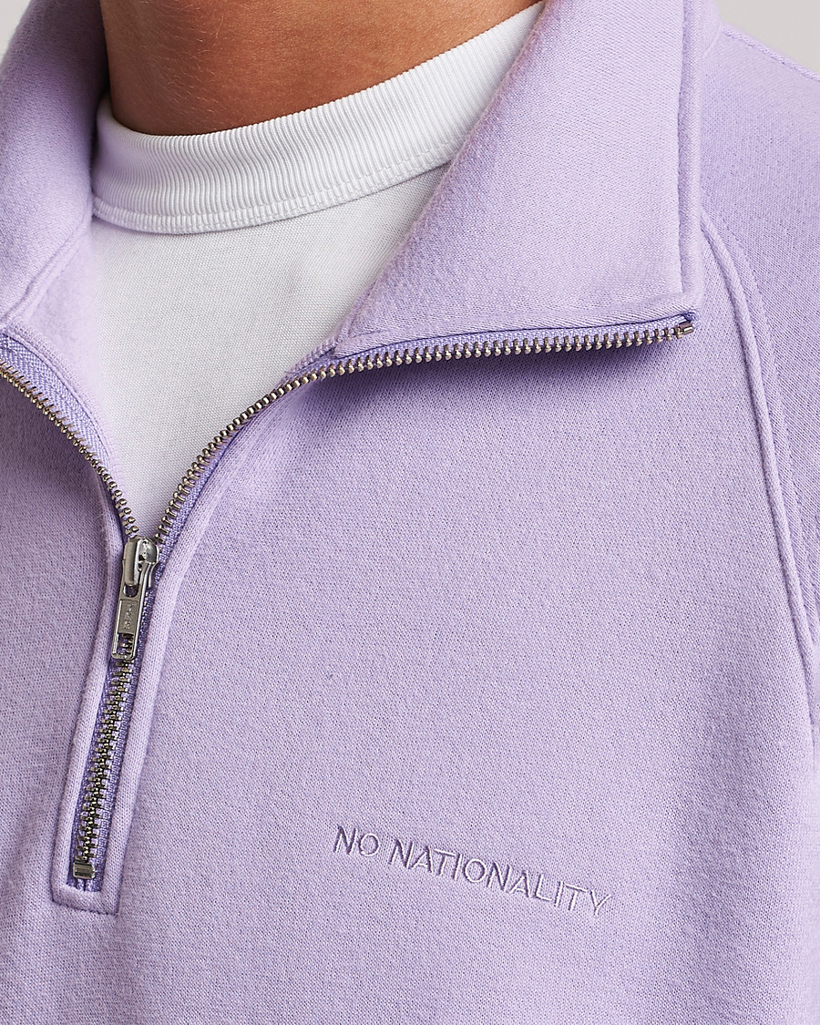 Herre | Gensere | NN07 | Carlo Half Zip Purple Rose