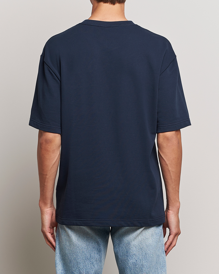 Herre | T-Shirts | NN07 | Alan Heavy T-Shirt Navy