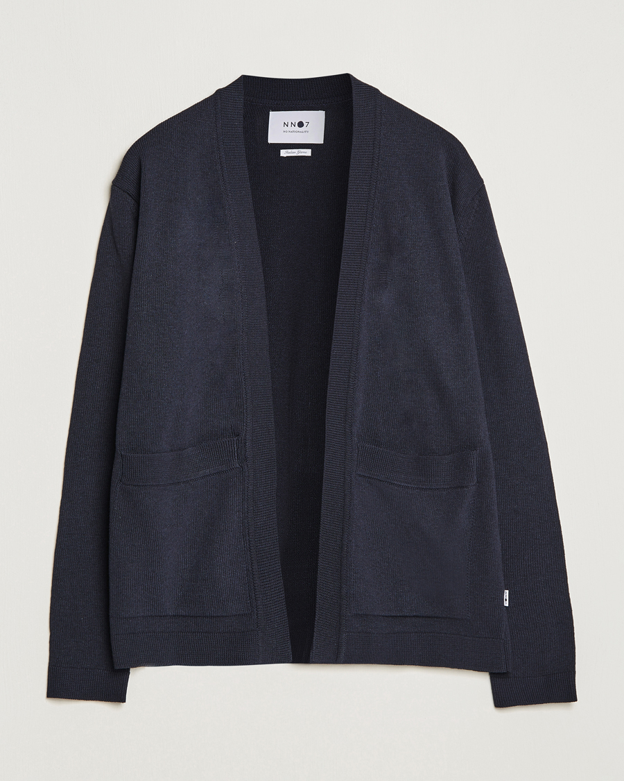 Herre | Gensere | NN07 | Bradley Cotton Cardigan Navy