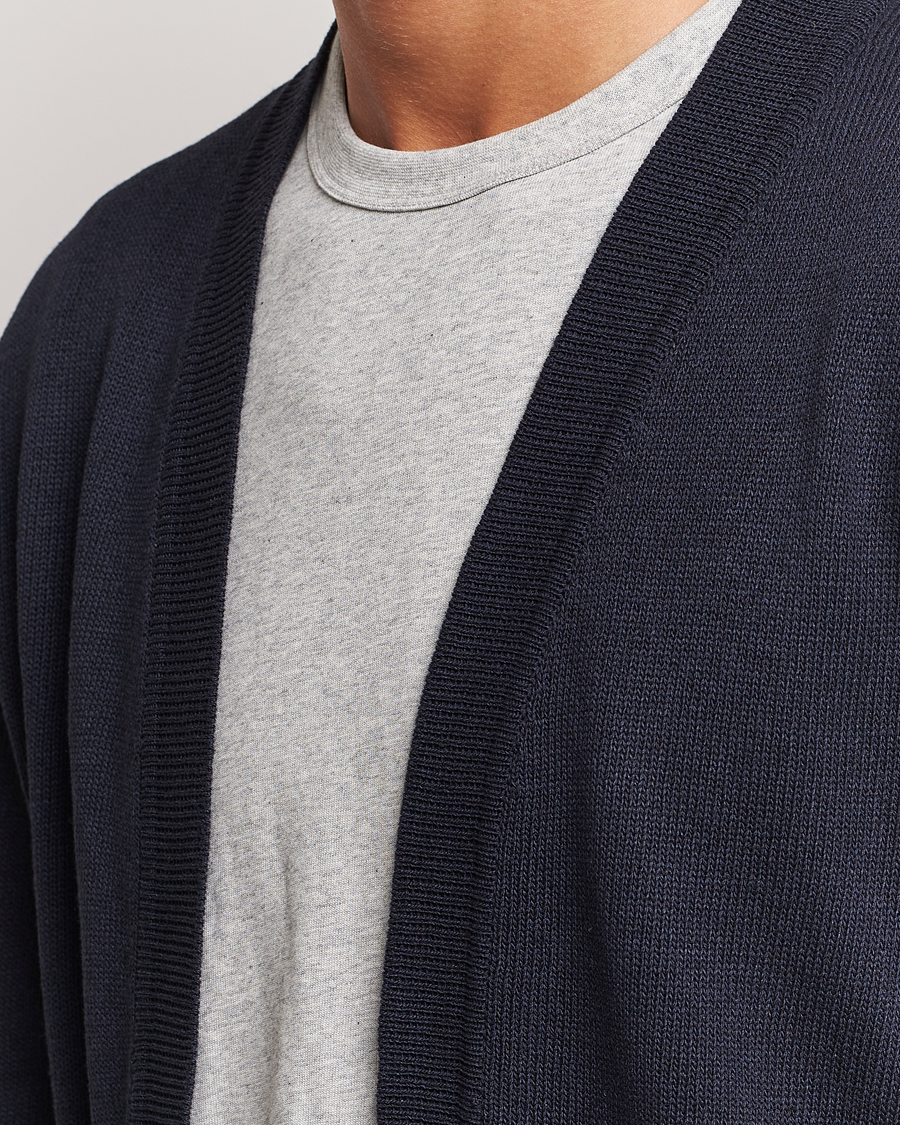 Herre | Gensere | NN07 | Bradley Cotton Cardigan Navy