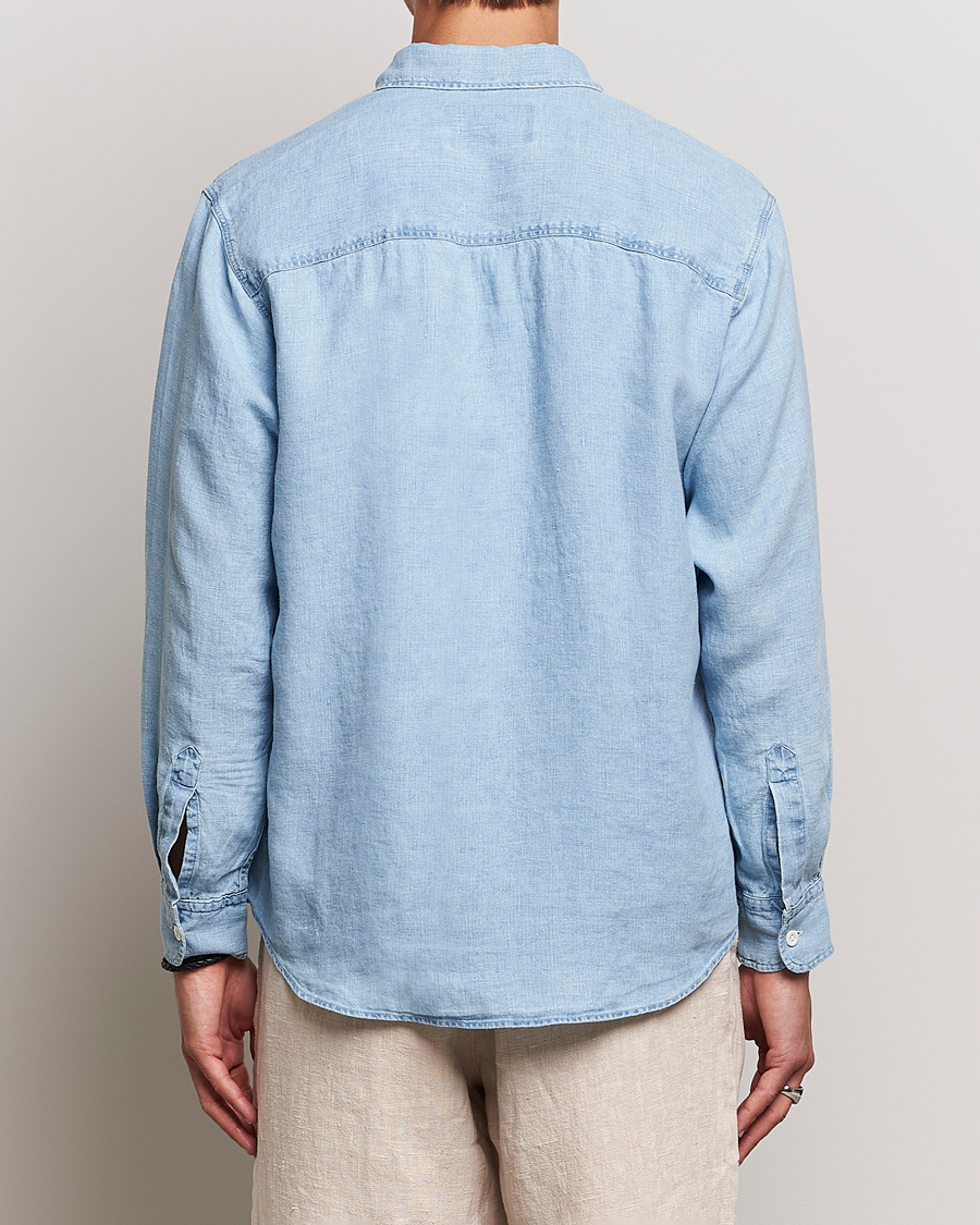 Herre | Skjorter | NN07 | Quinn Linen Shirt Light Indigo