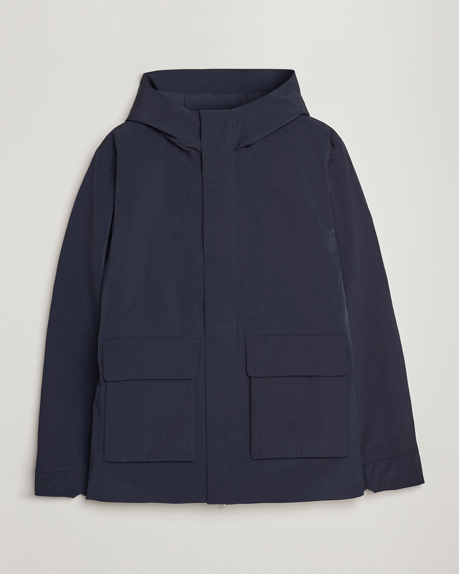 Herre | Jakker | NN07 | Greg Primaloft Hooded Jacket Navy