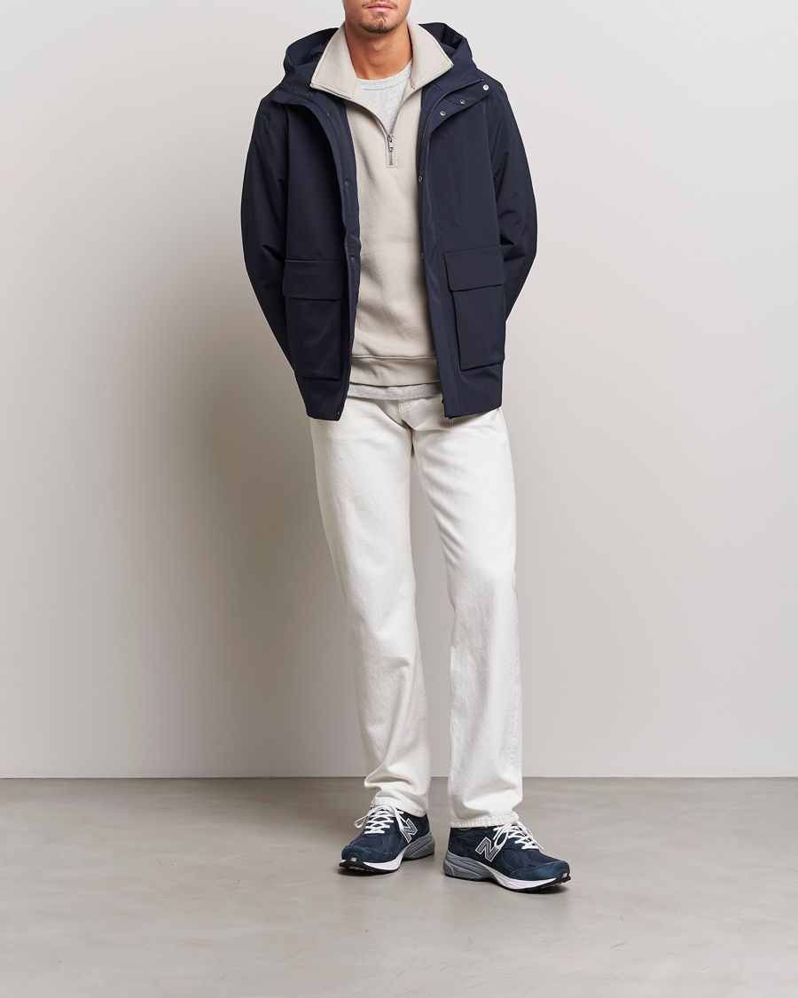 Herre | Jakker | NN07 | Greg Primaloft Hooded Jacket Navy