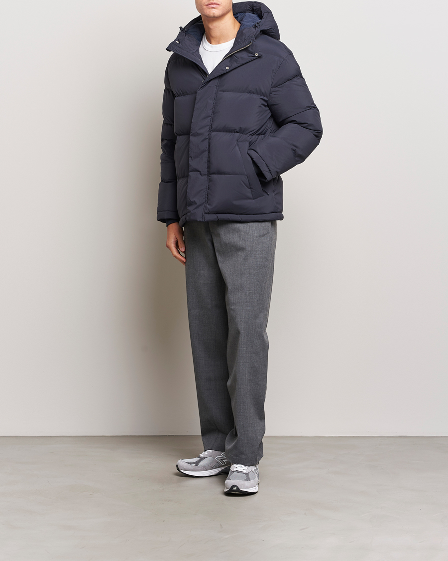 Herre | Jakker | NN07 | Matthew Padded Down Jacket Navy Blue