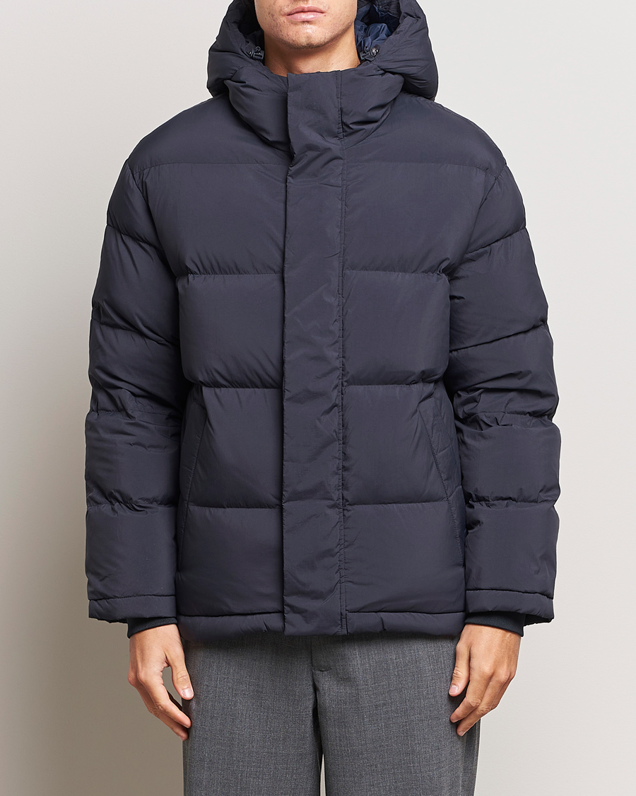 Herre | Jakker | NN07 | Matthew Padded Down Jacket Navy Blue