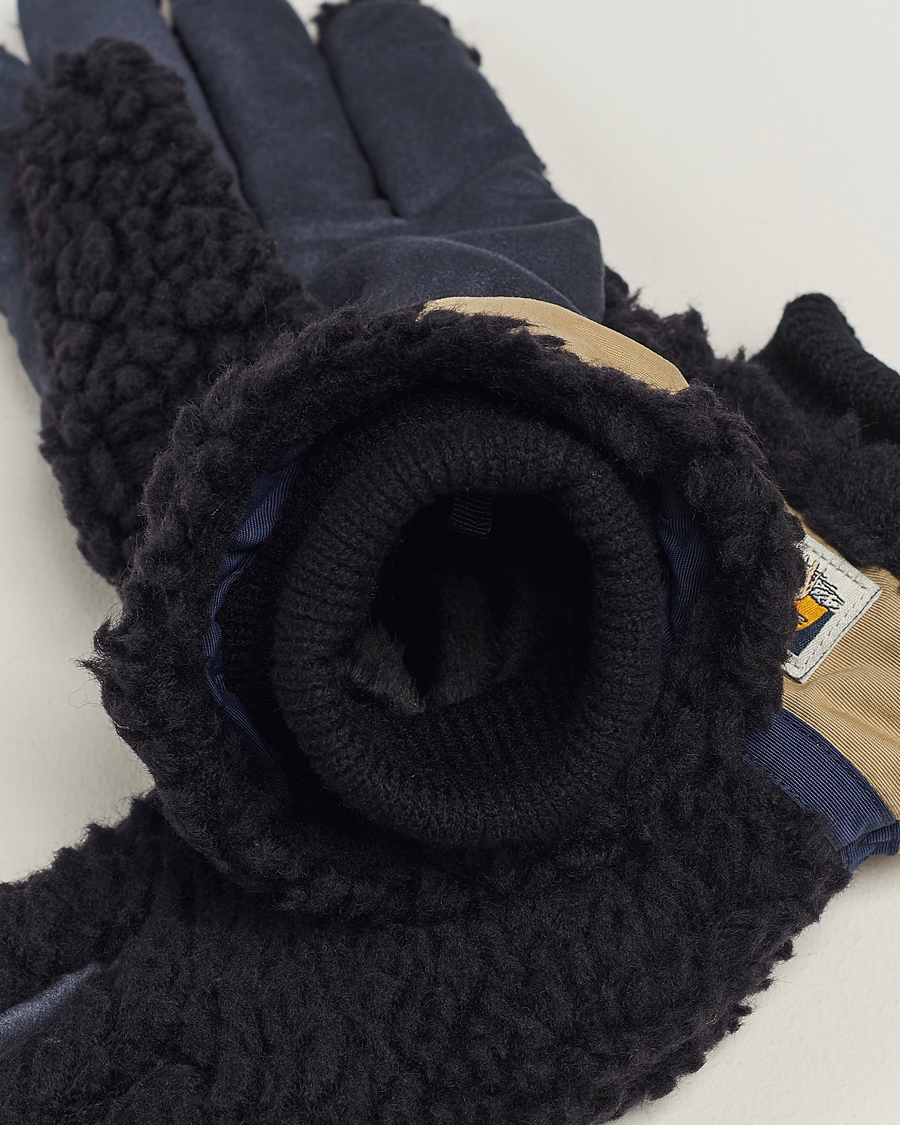 Herre | American Heritage | Elmer by Swany | Sota Wool Teddy Gloves Black