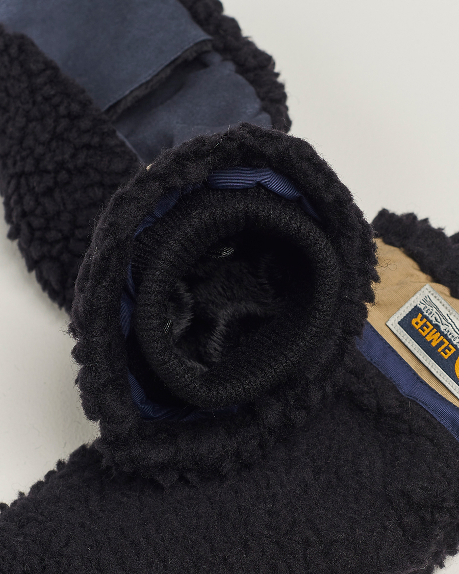 Herr |  | Elmer by Swany | Miyo Wool Teddy Mittens Black