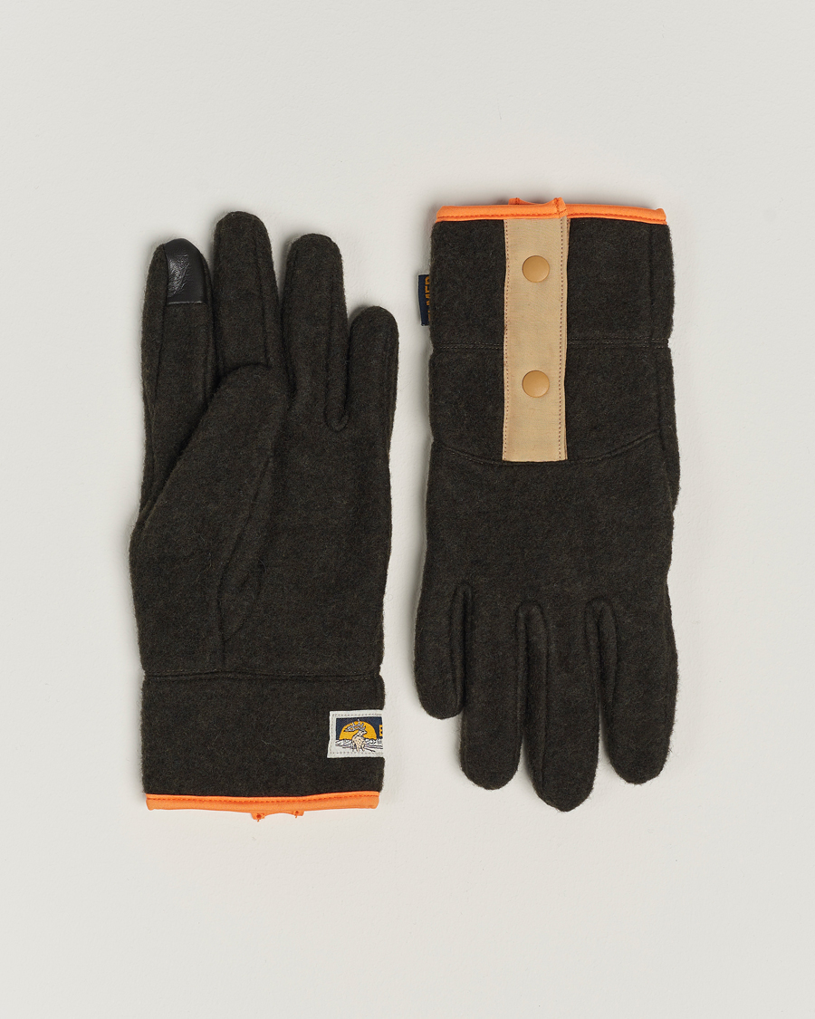 Herre | Elmer by Swany Recycled Wool Fleece Gloves Dark Brown | Elmer by Swany | Recycled Wool Fleece Gloves Dark Brown