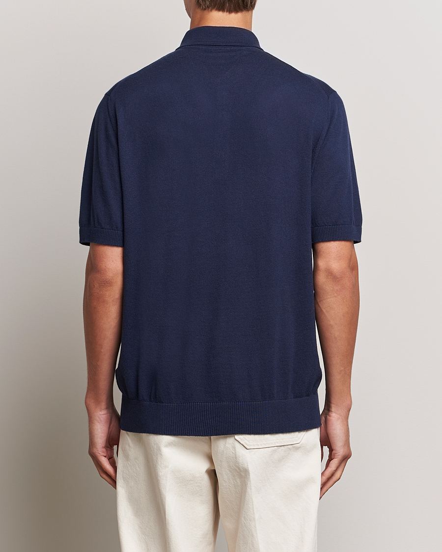 Herre | Pikéer | Etro | Cotton/Cashmere Polo Navy