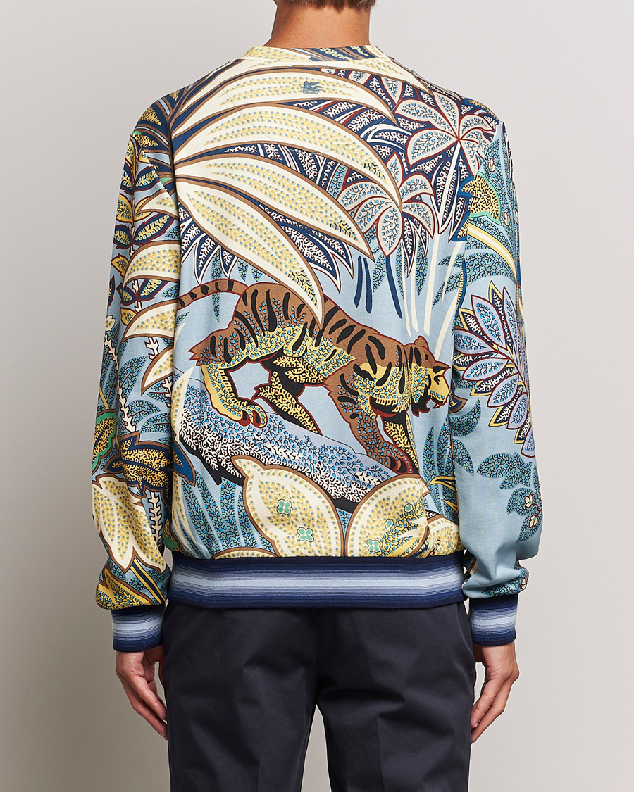 Herre | Gensere | Etro | Jungle Printed Sweatshirt Azzurro