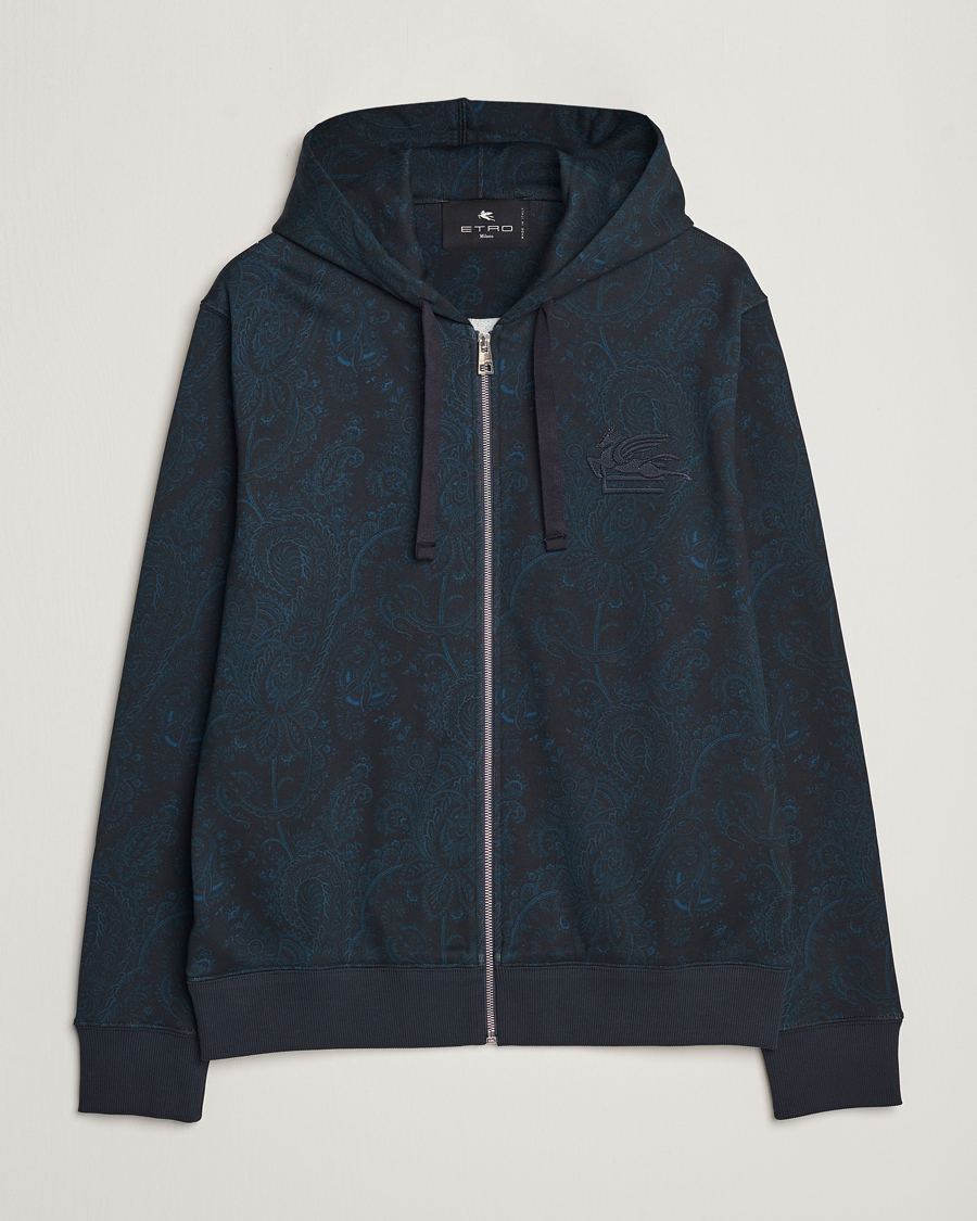 Herre | Gensere | Etro | Full Zip Sweater Navy