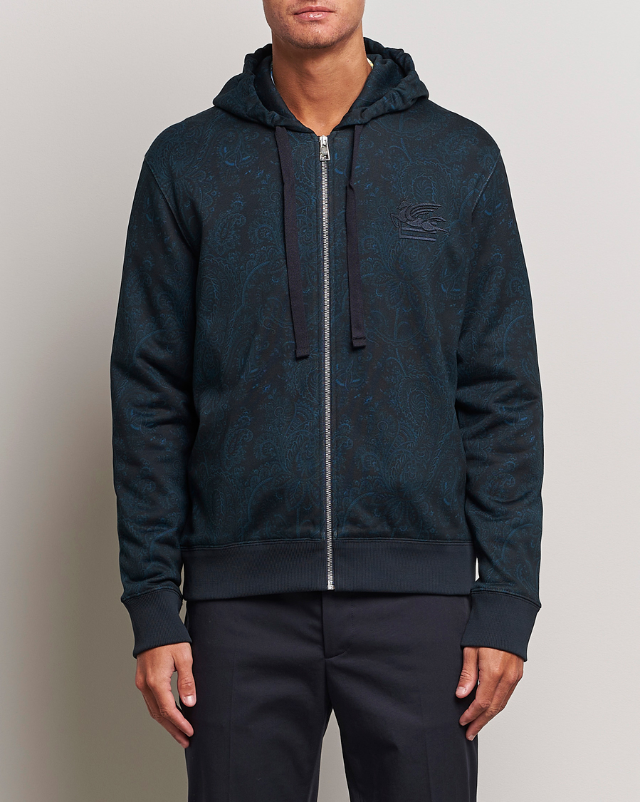 Herre | Gensere | Etro | Full Zip Sweater Navy