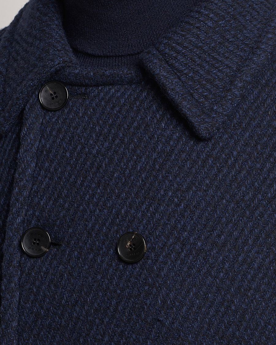 Herre | Jakker | Etro | Wool Peacoat Navy