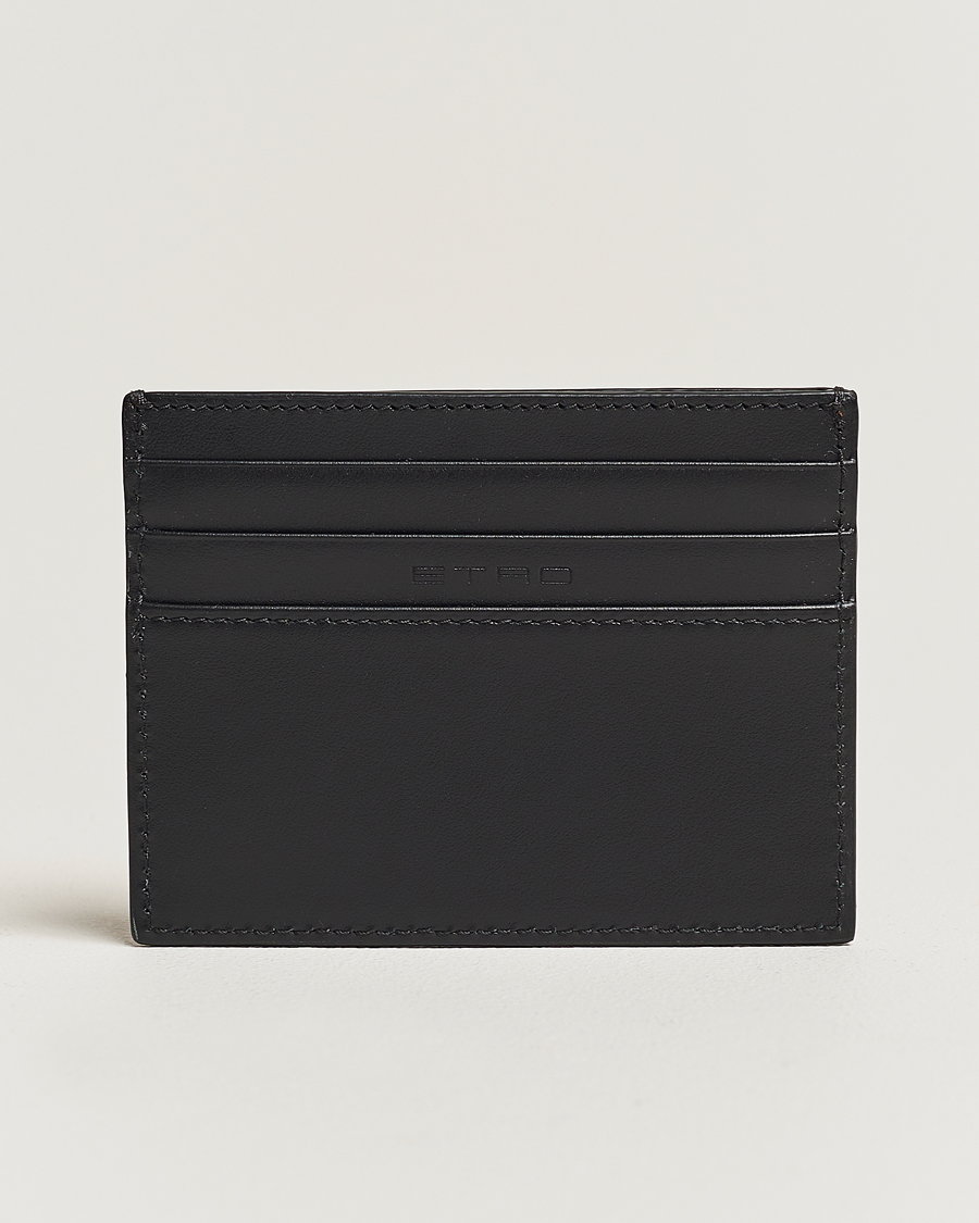 Herre |  | Etro | Logo Embossed Cardholder Black