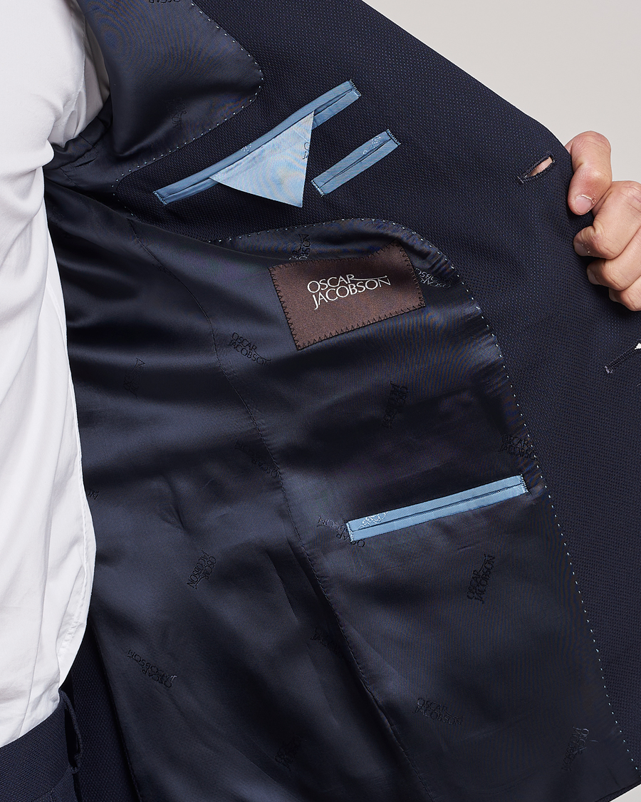 Herre | Dressjakker | Oscar Jacobson | Ego Wool Blazer Blue